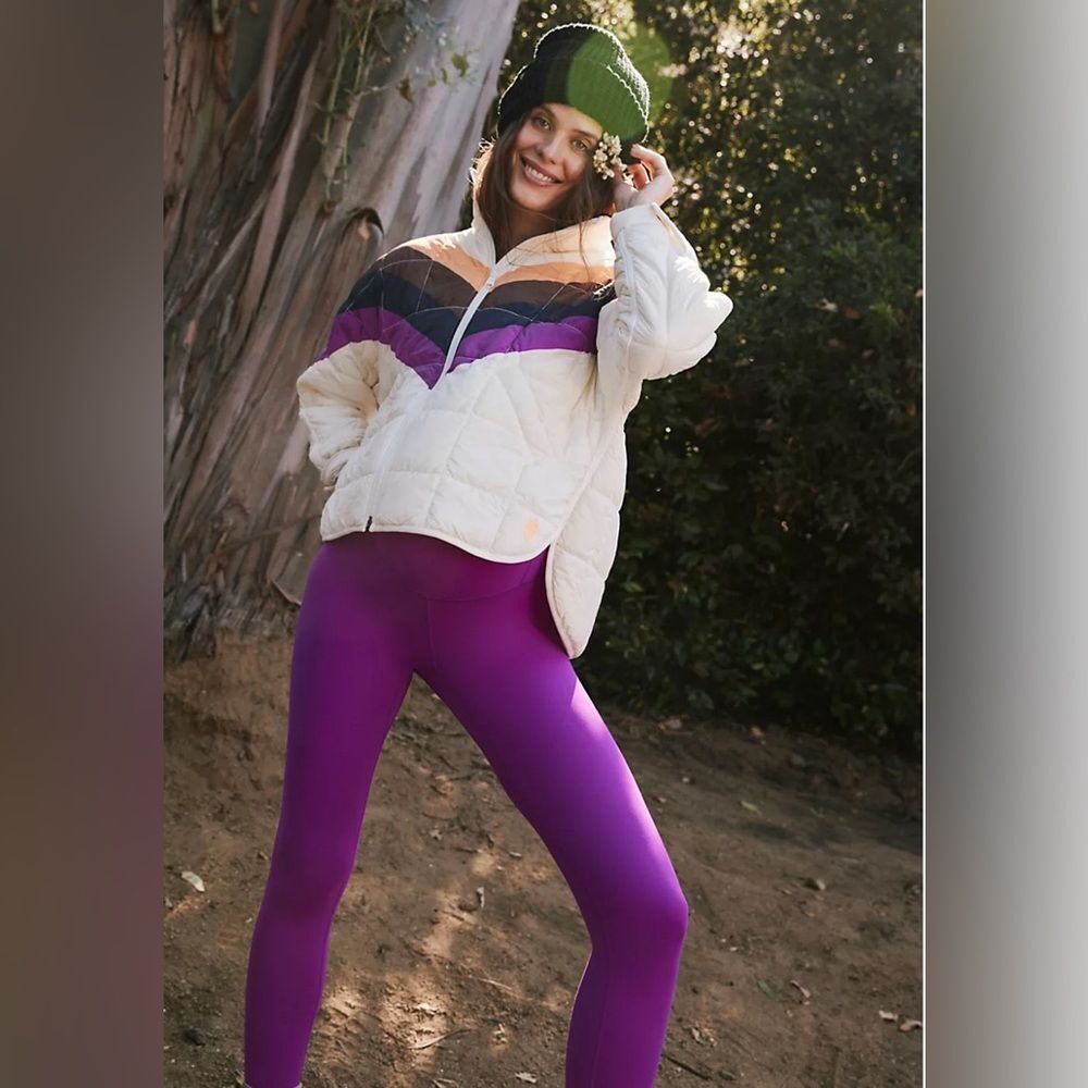 NWT FP Movement x Hatch Printed Puffer Jacket size Medium maternity - Picture 5 of 15